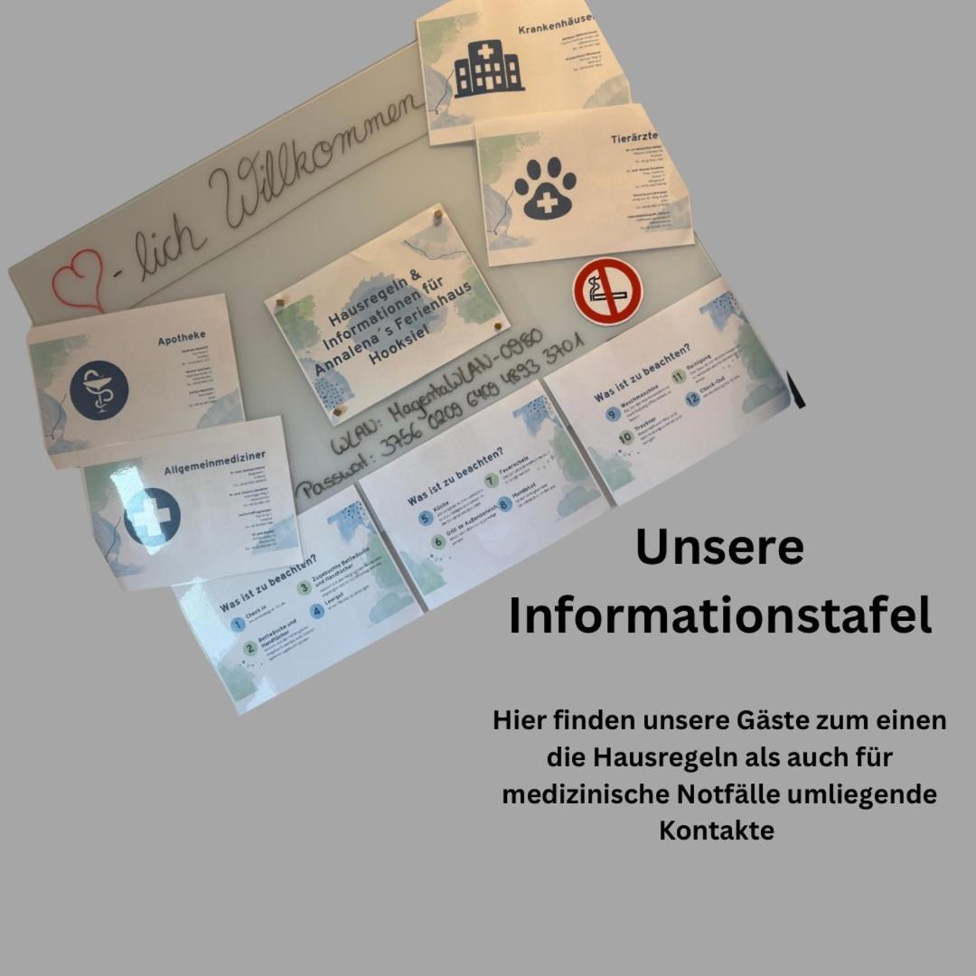 Annalena'S Ferienhaus Hooksiel Schillig Eksteriør billede